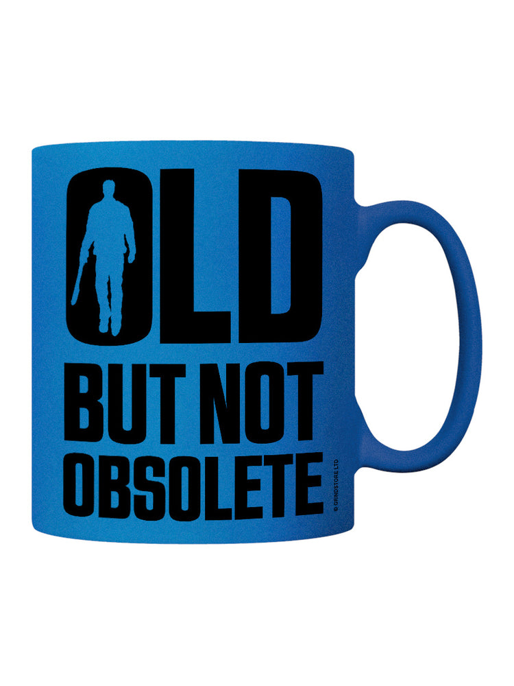 Old But Not Obsolete Blue Neon Mug