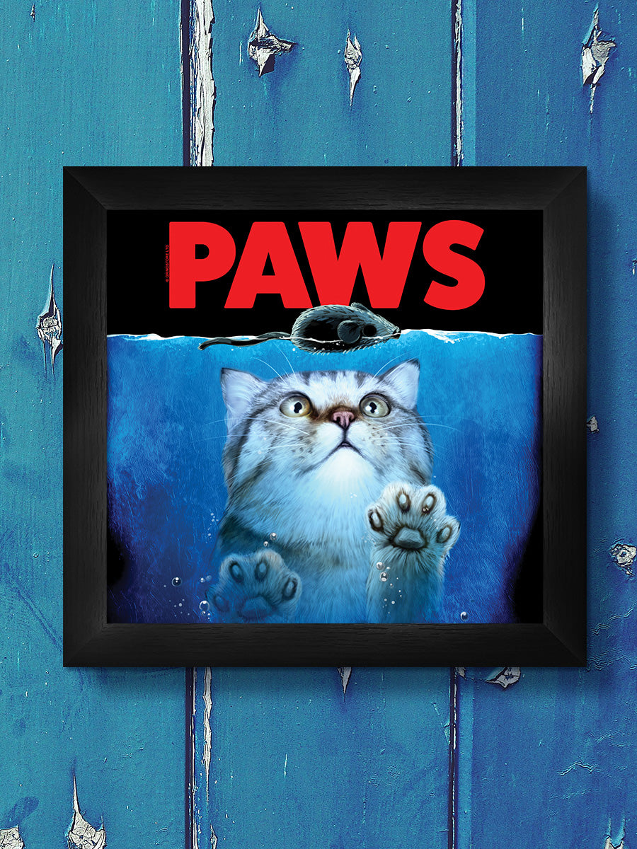Horror Cats Paws Framed Print