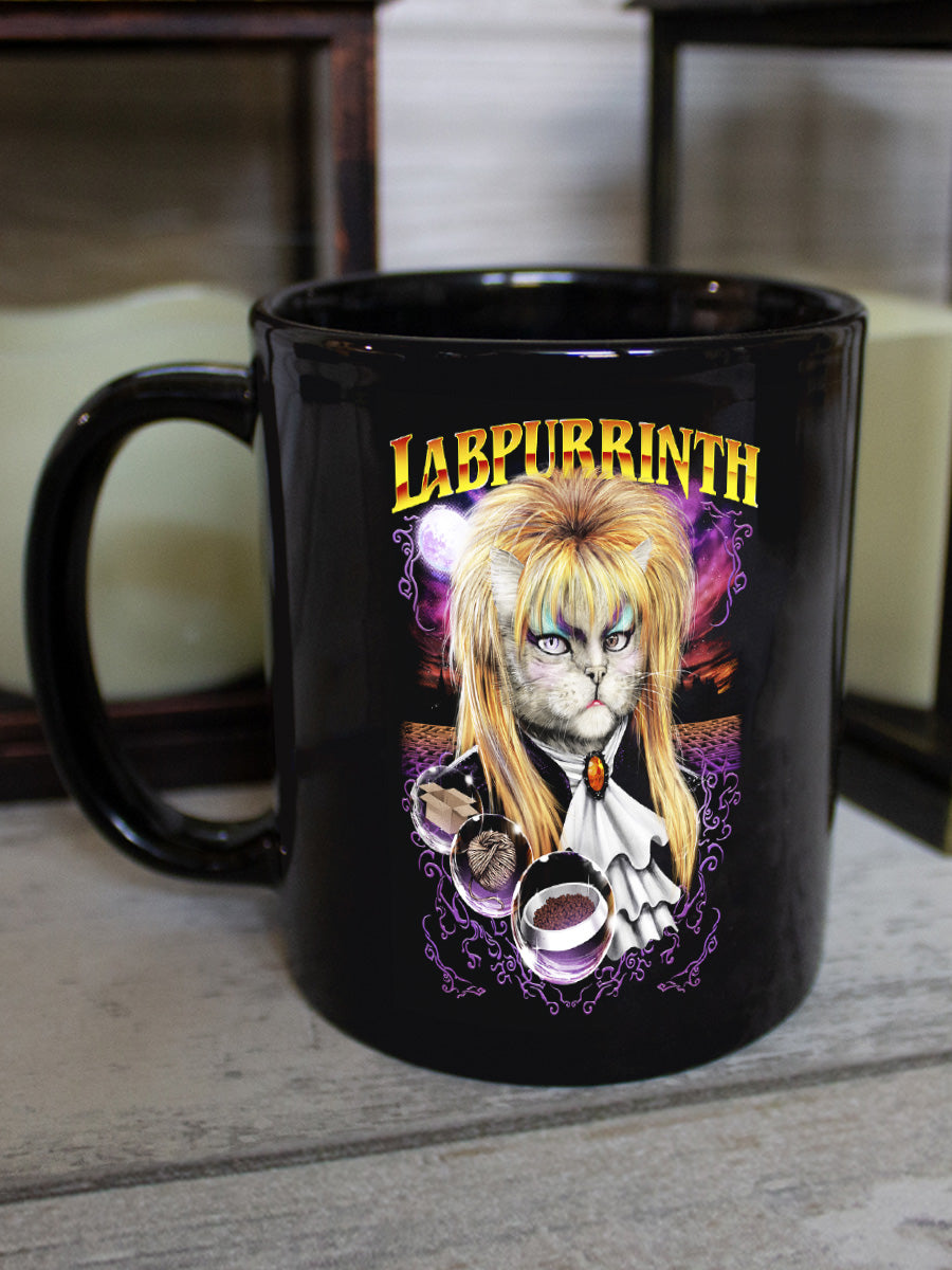 Horror Cats Horror Cats Labpurrinth Black Mug
