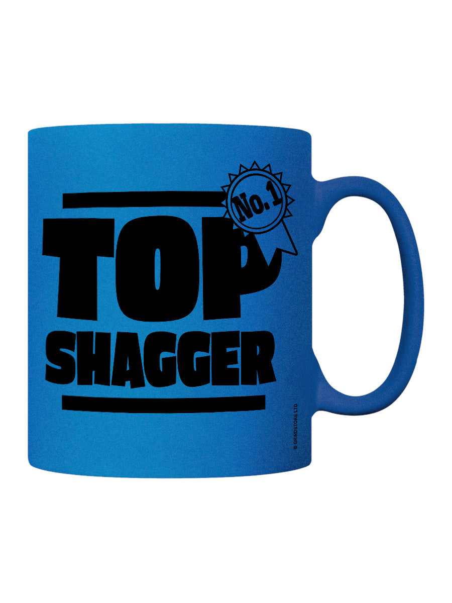 No 1 Top Shagger Blue Neon Mug