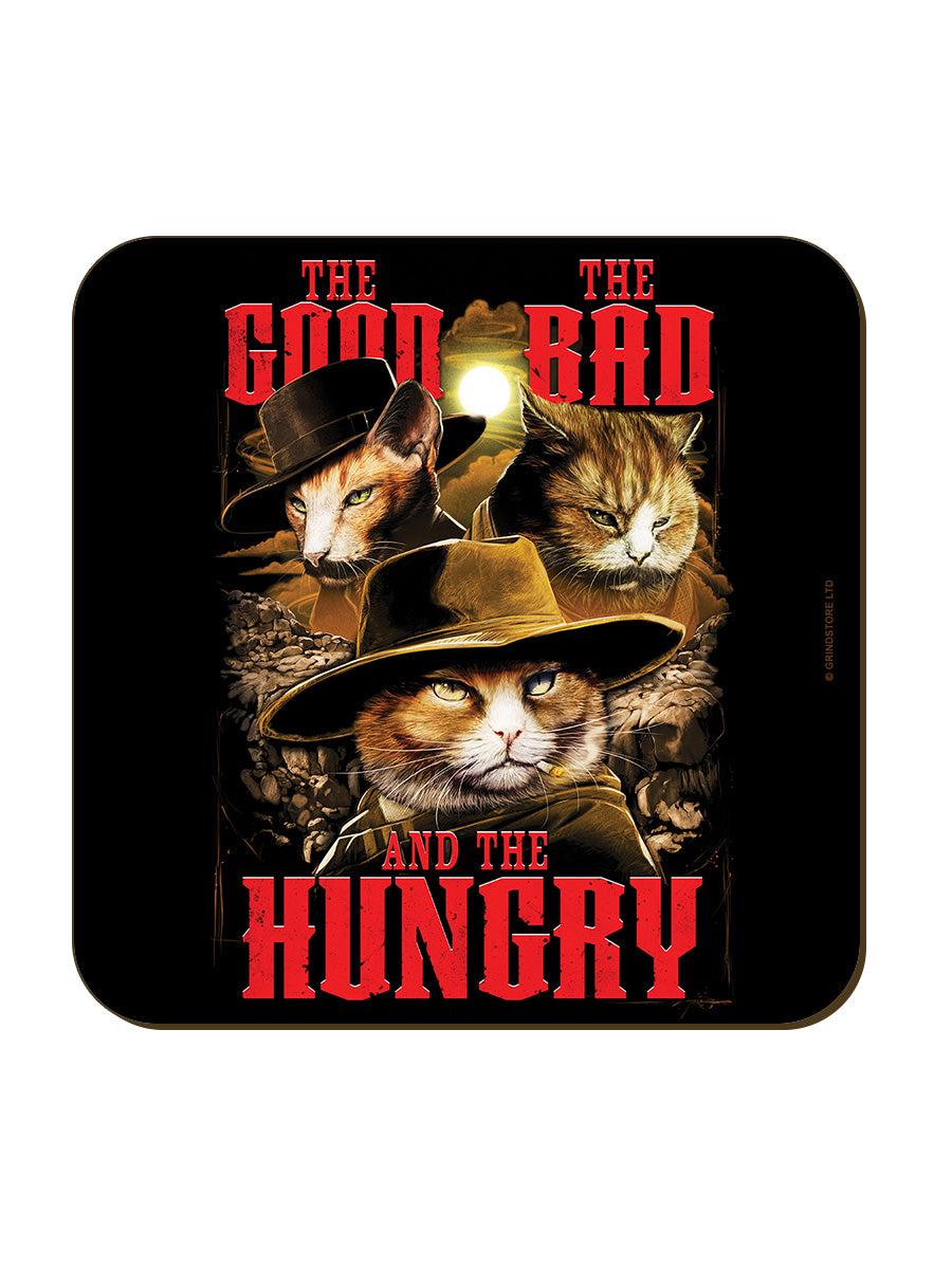 Horror Cats The Good, The Bad & The Hungry Coaster