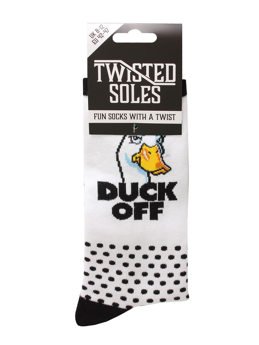 Twisted Soles Duck Off Novelty Adult Socks - 1 Pair