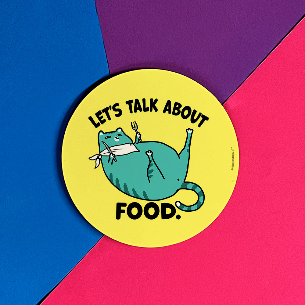 Let's Talk About Food Coaster