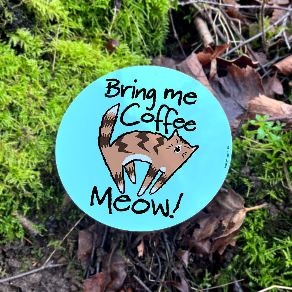 Bring Me Coffee Meow! Coaster