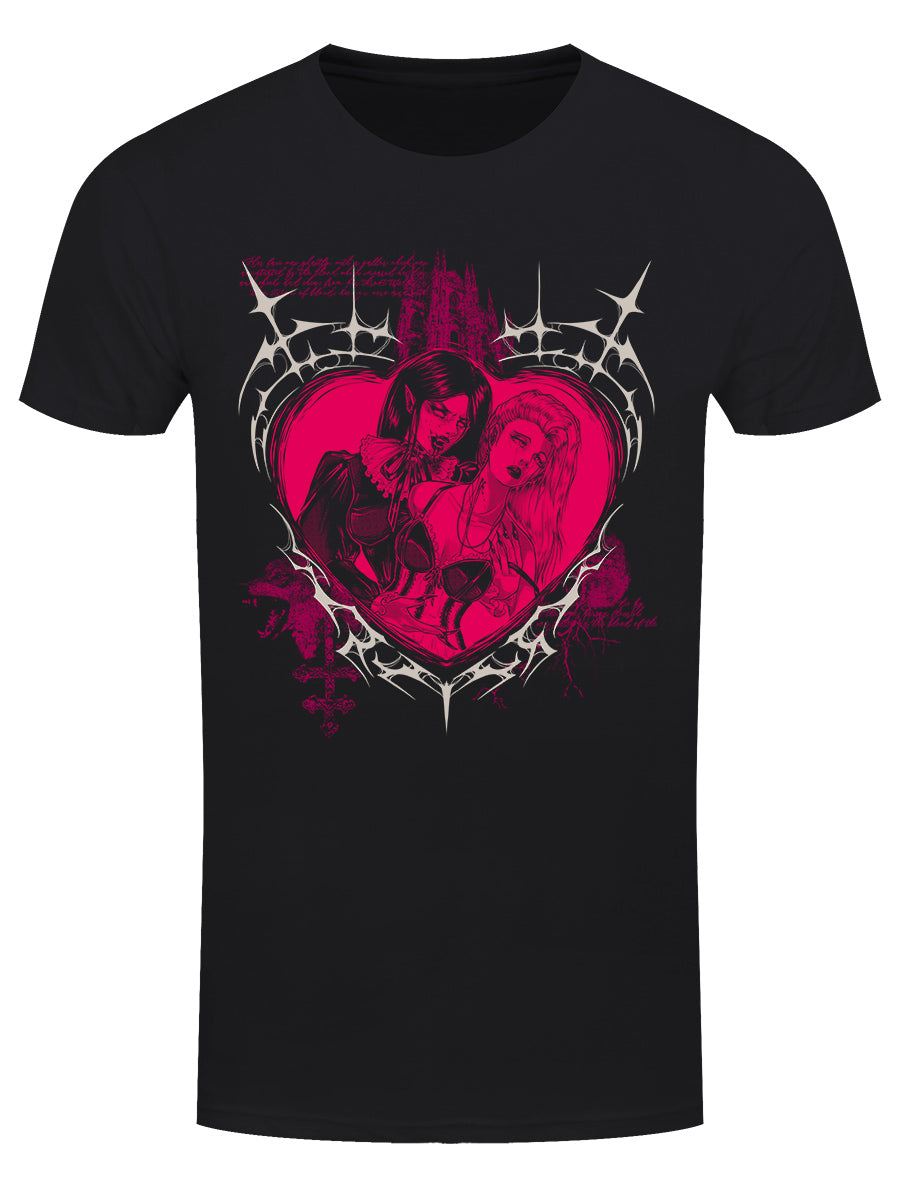 Pinku Kult True Love Men's Black T-Shirt