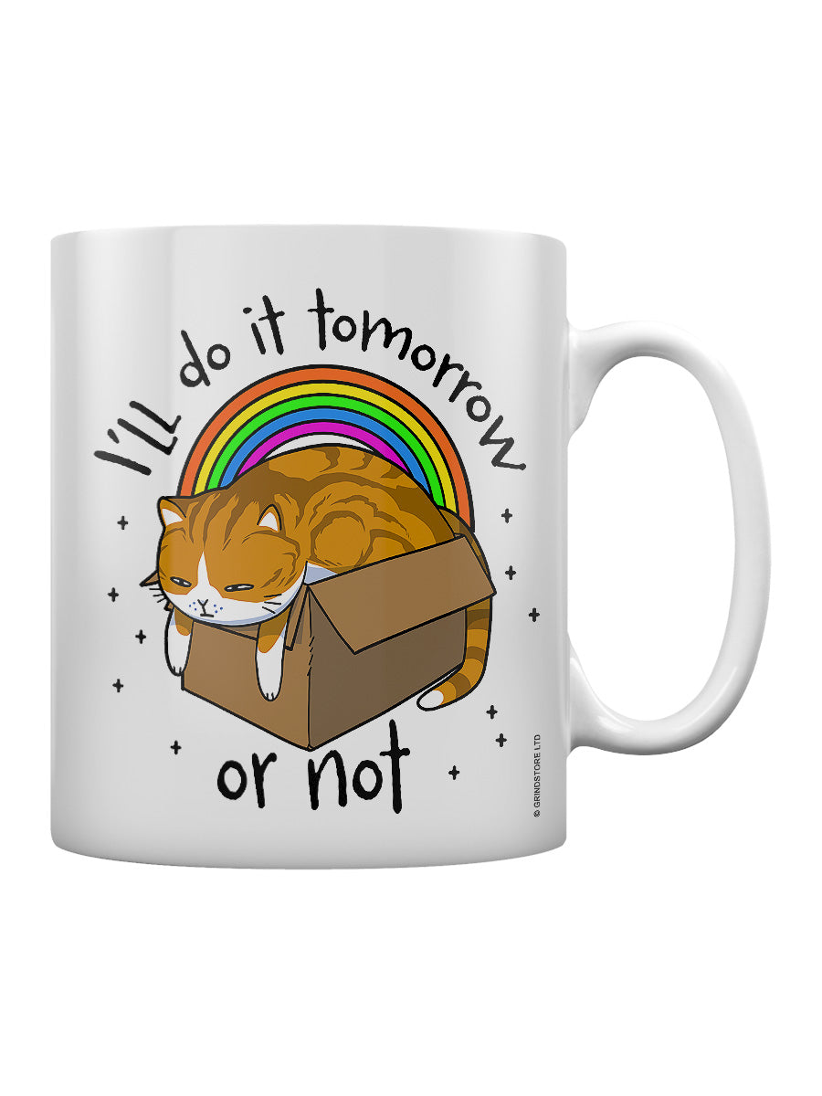 I'll Do It Tomorrow Cat Mug