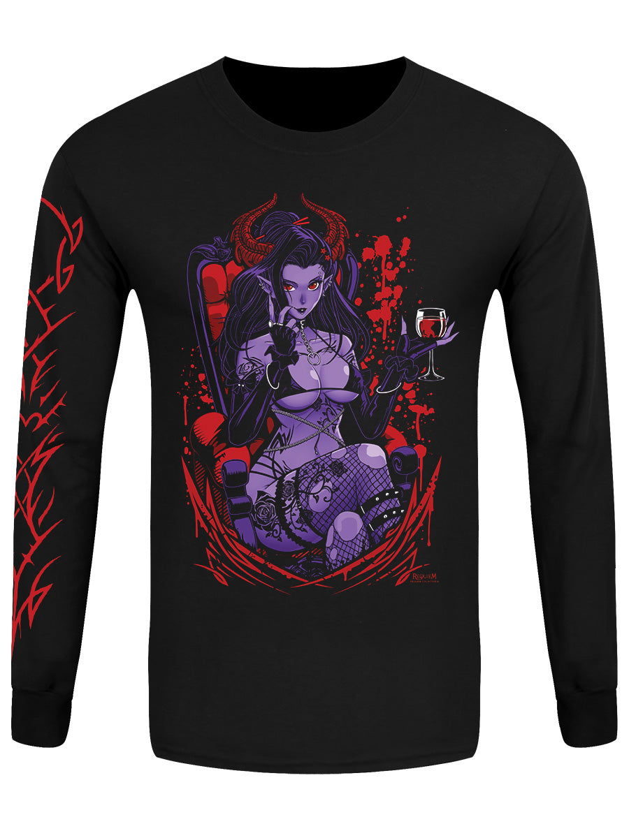 Requiem Collective Rose Black Long Sleeve T-Shirt