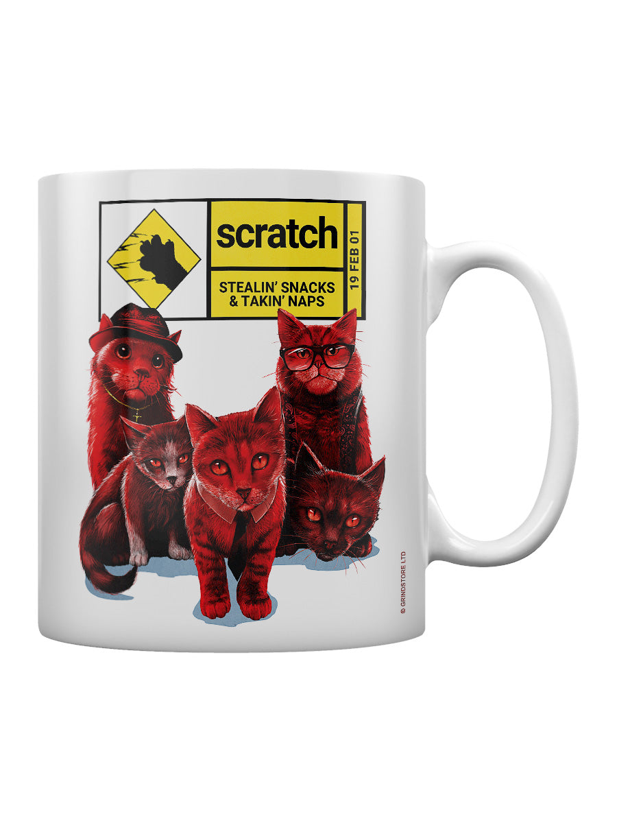 Horror Cats Scratch Mug