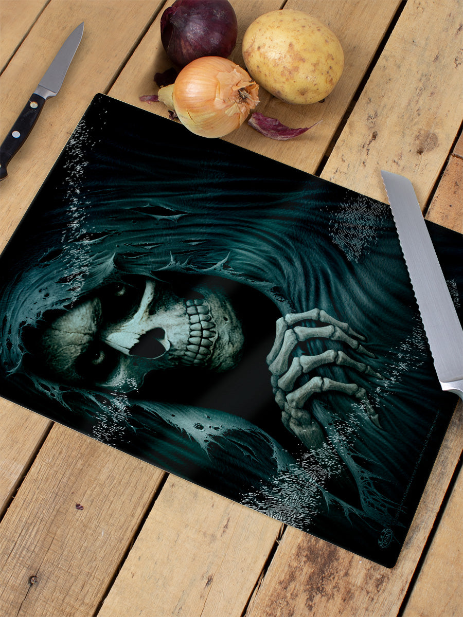 Spiral Grim Ripper Rectangular Chopping Board