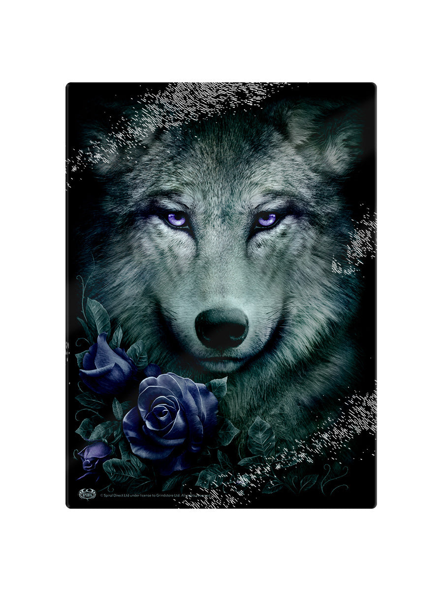 Spiral Wolf Roses Rectangular Chopping Board
