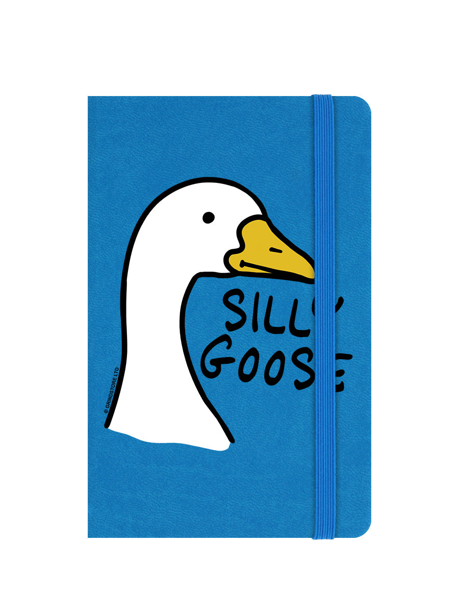 Silly Goose Blue A6 Hard Cover Notebook