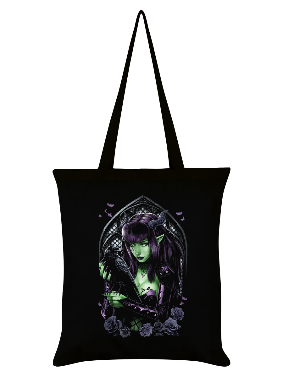Requiem Collective Raven Black Tote Bag
