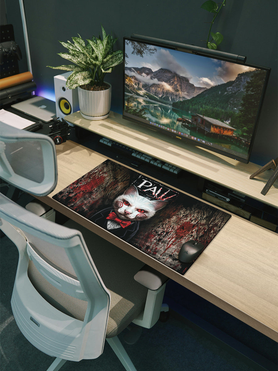 Horror Cats Horror Paw XL Mouse/Desk Mat