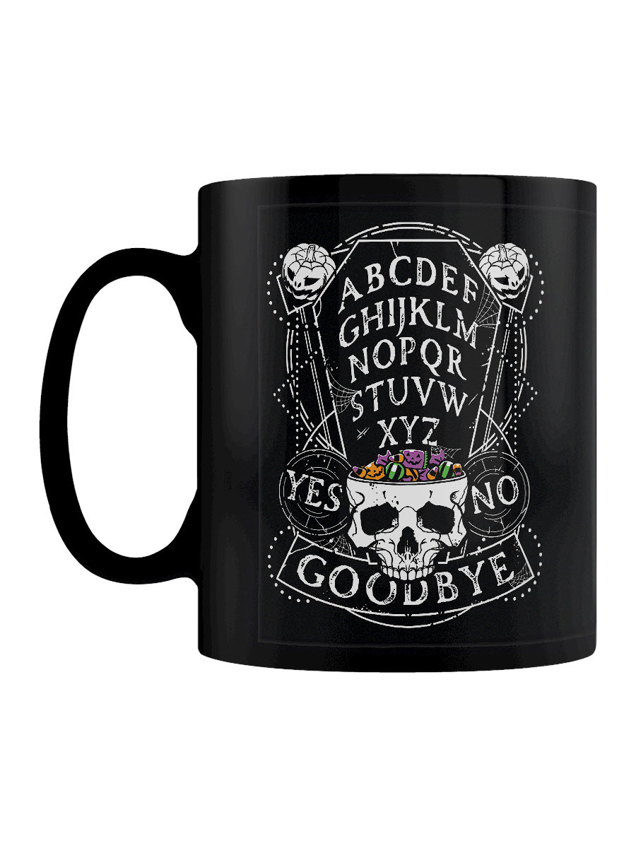 Pumpkin Ouija Black Mug