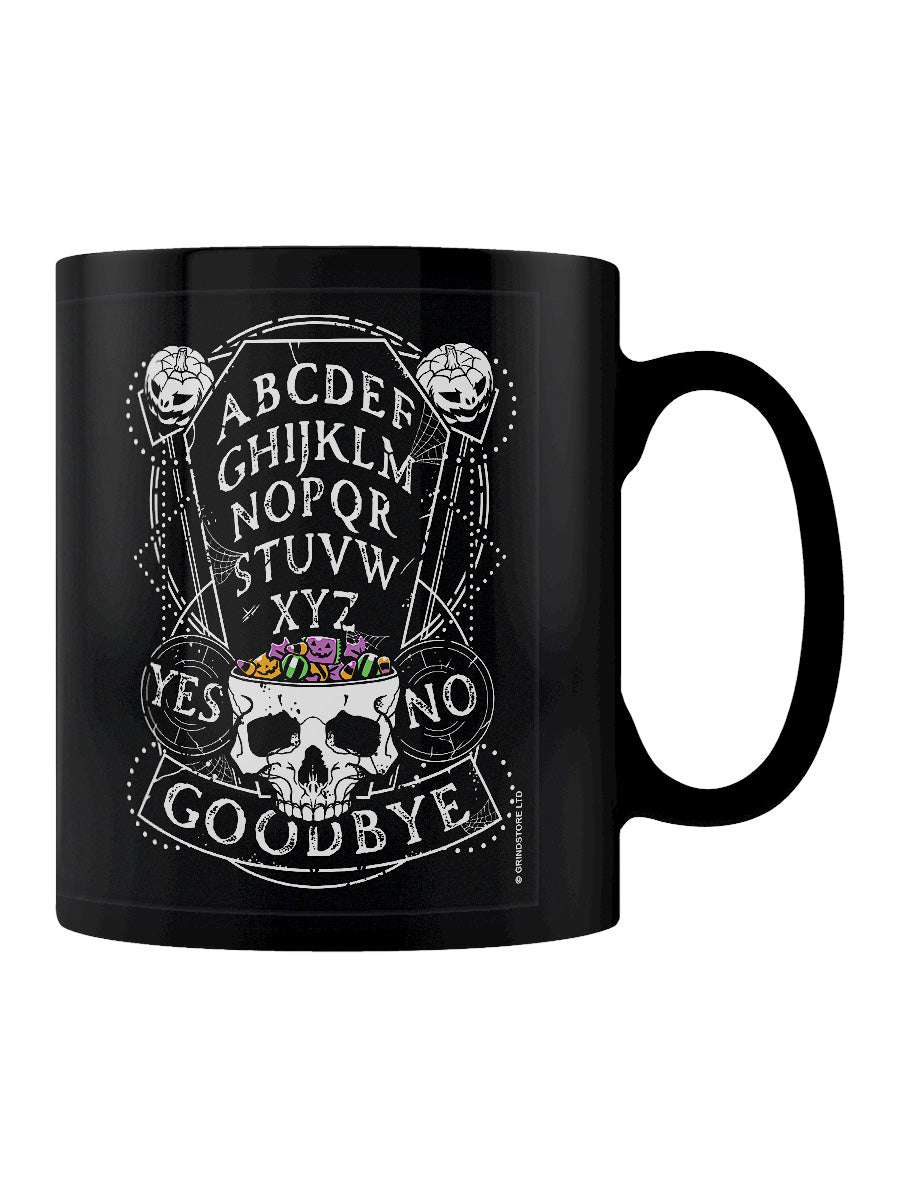 Pumpkin Ouija Black Mug