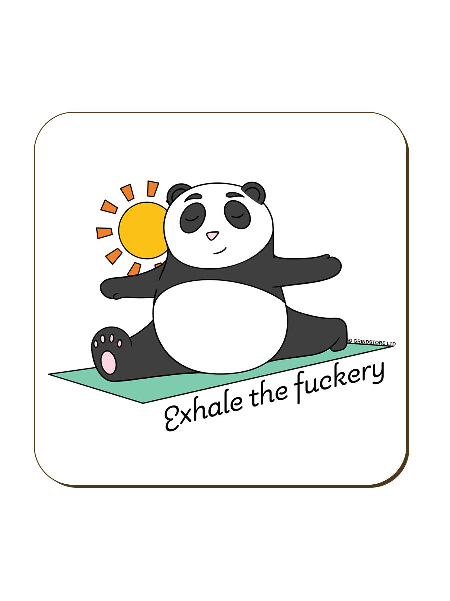 Yoga Panda Exhale The Fuckery Coaster