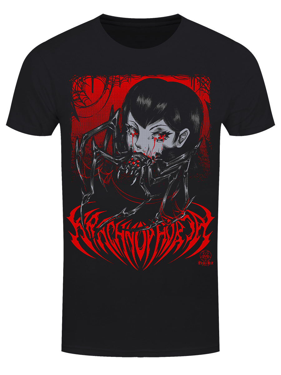 Pinku Kult Aracnophobia Men's Black T-Shirt