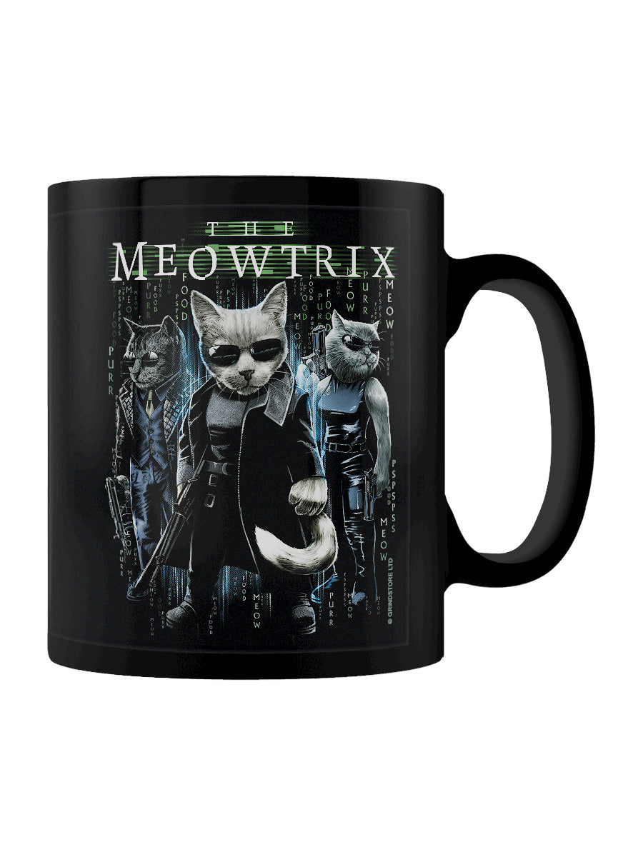 Horror Cats The Meowtrix Black Mug