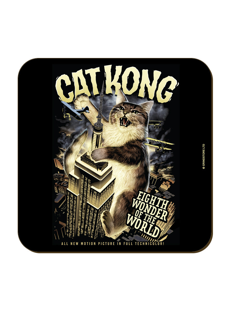 Horror Cats Cat Kong Square Coaster