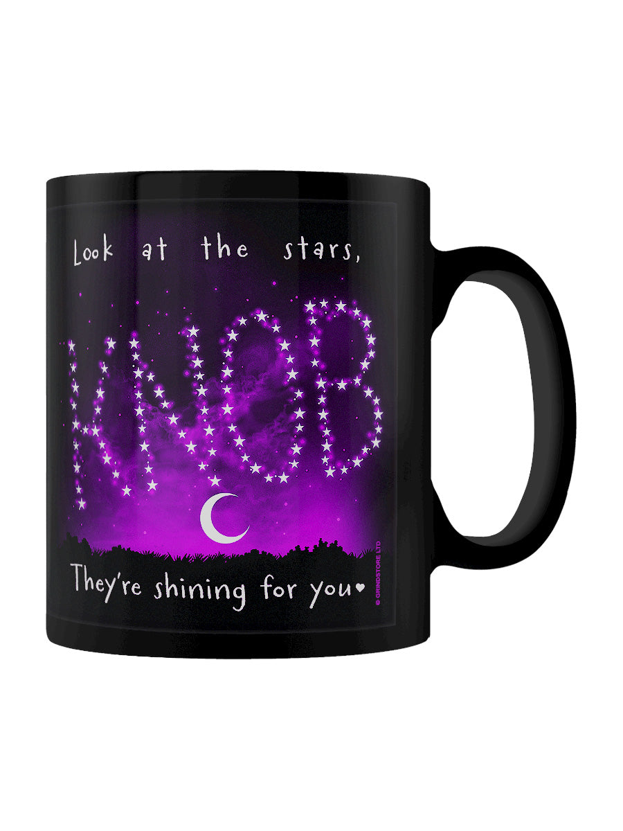 Knob - Shining Stars Black Mug