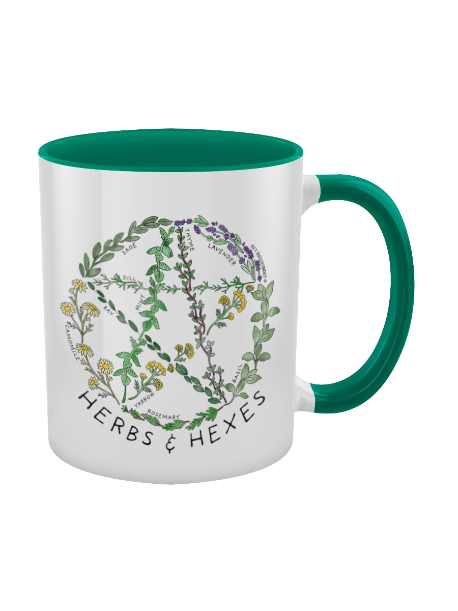Herbs & Hexes Green Inner 2-Tone Mug