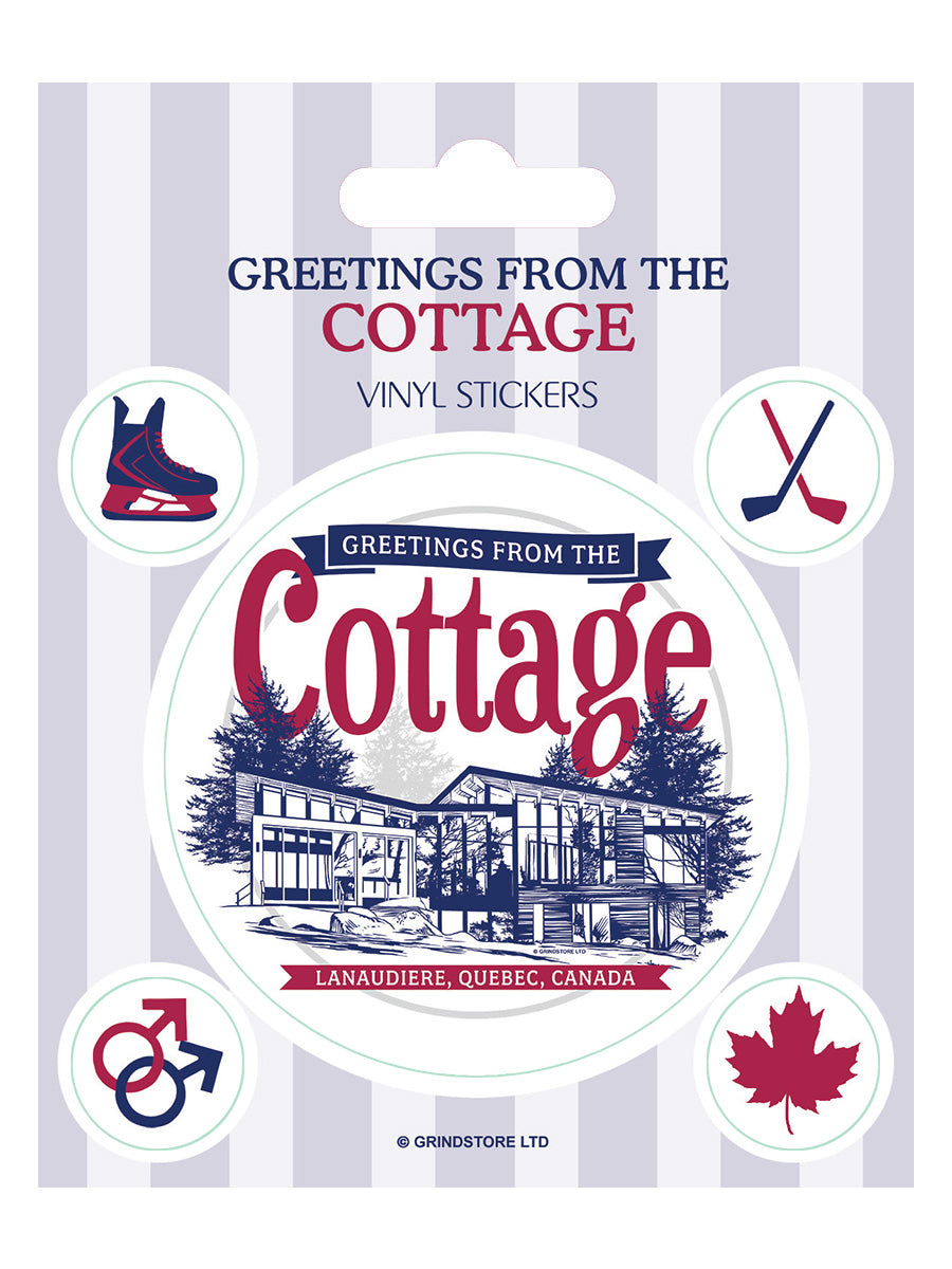 Greetings From The Cottage Vinyl Sticker Set