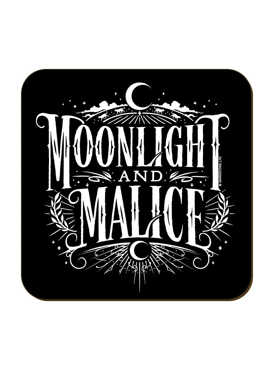 Moonlight and Malice Square Coaster