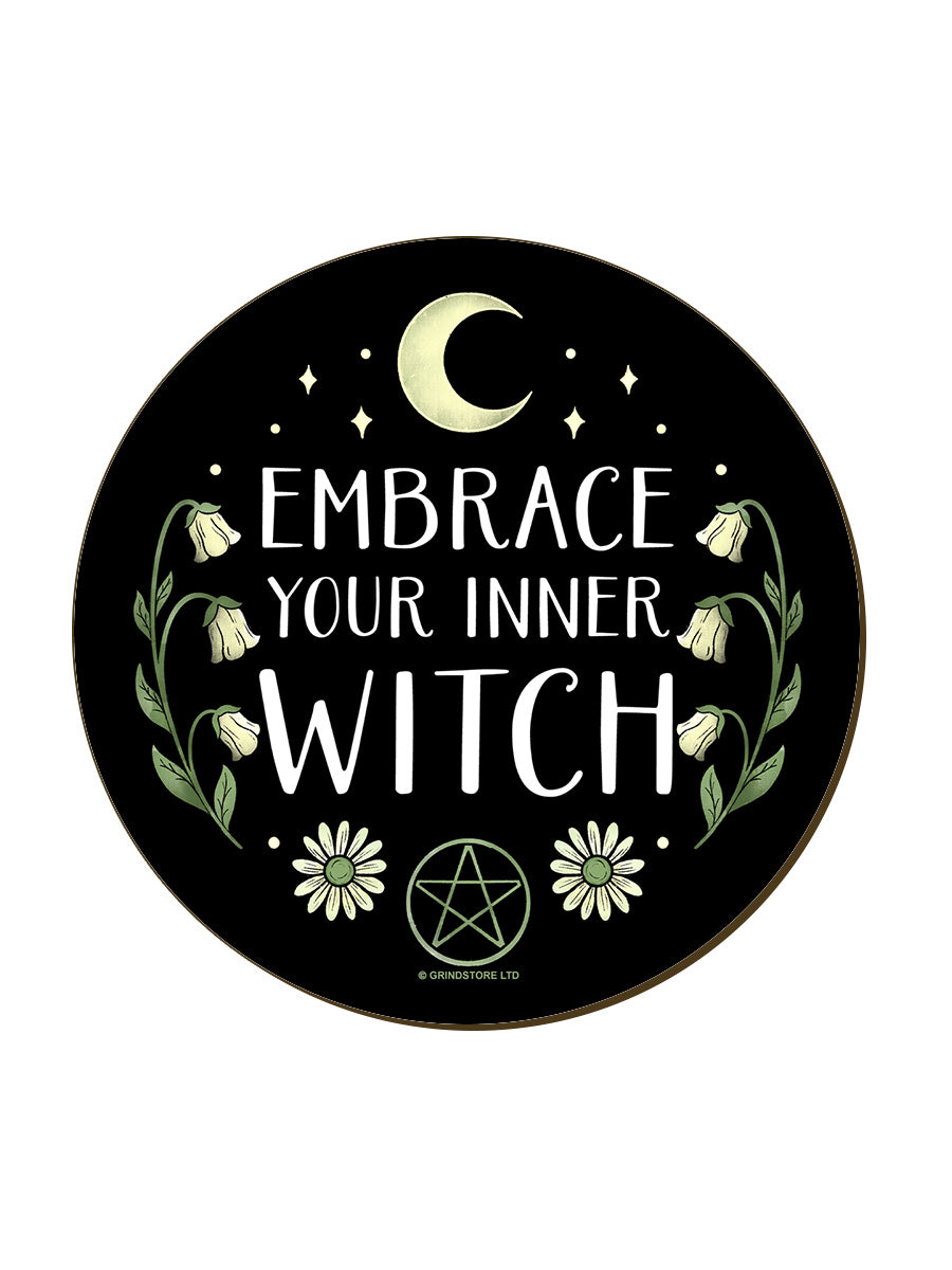 Embrace Your Inner Witch Circular Coaster