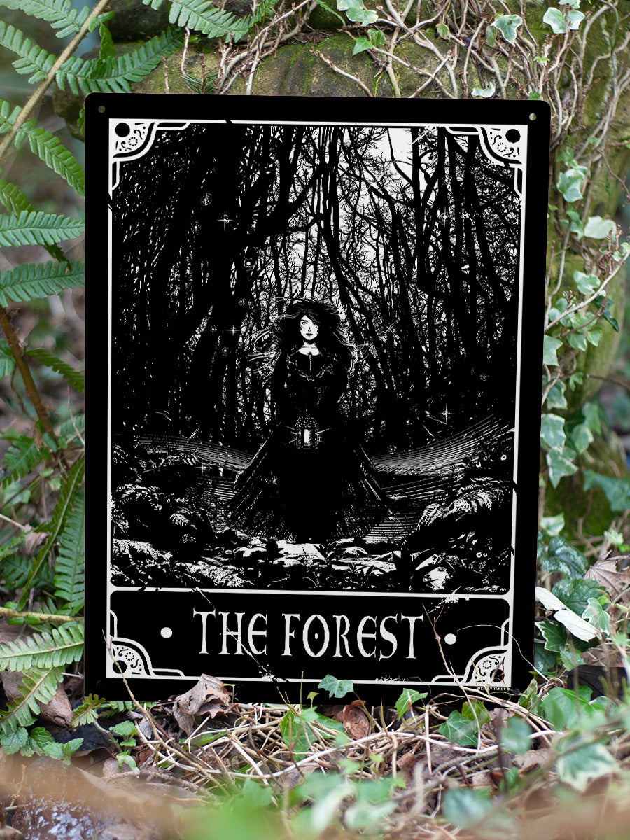 Deadly Tarot - The Forest Large Tin Sign