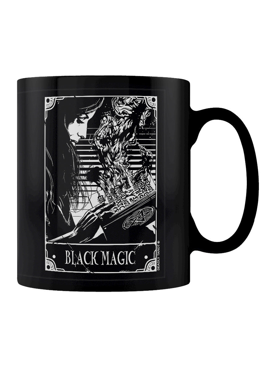 Deadly Tarot - Black Magic Black Mug