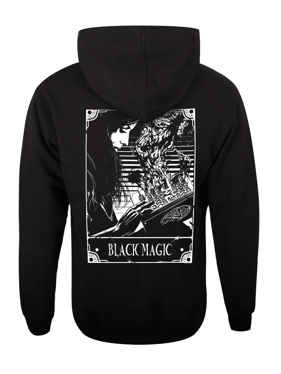 Deadly Tarot - Black Magic Unisex Black Pullover Hoodie