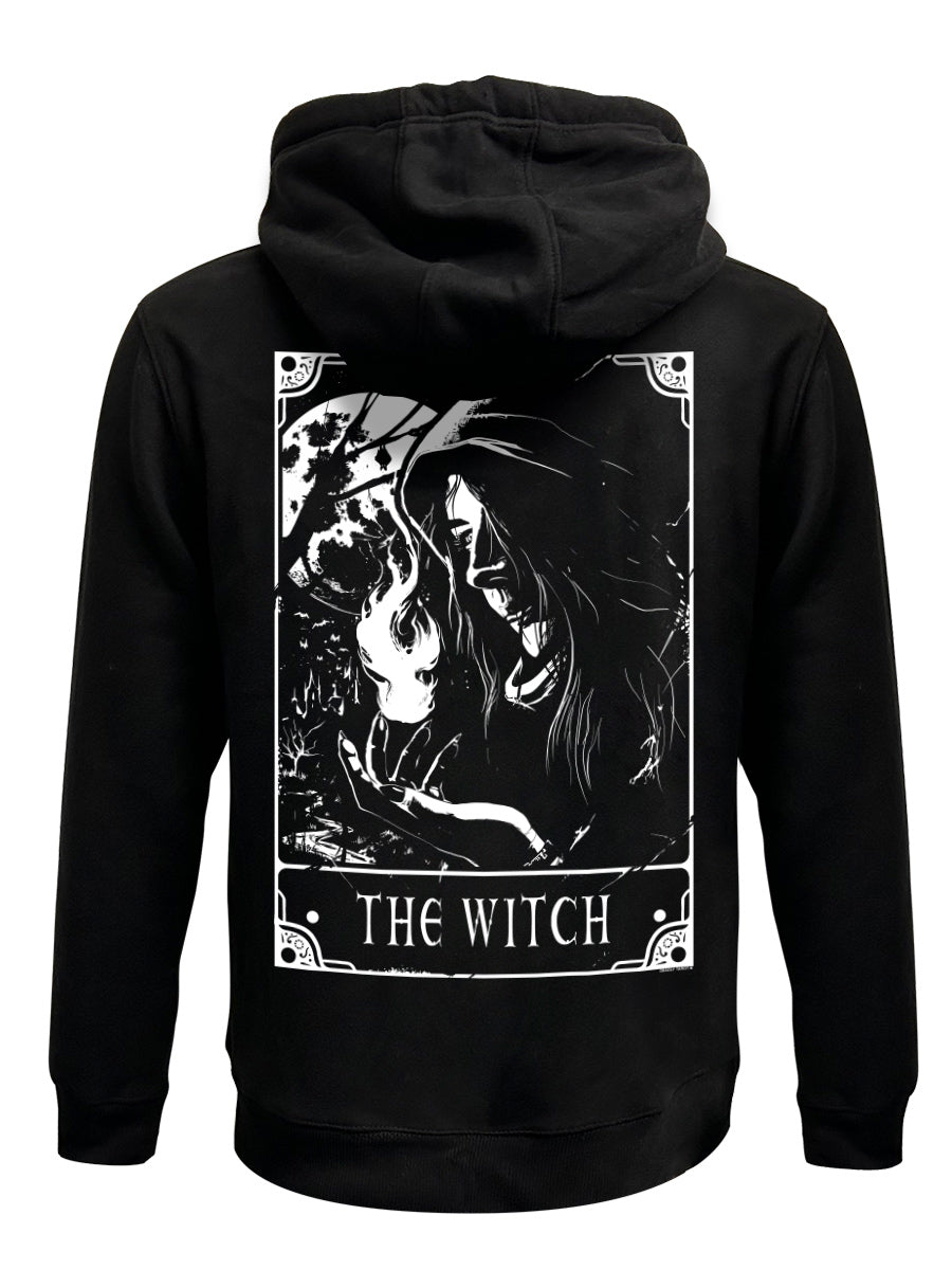 Deadly Tarot - The Witch Black Zipped Hoodie