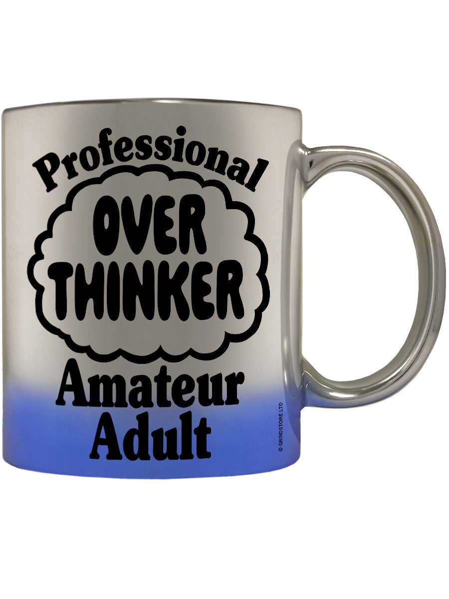 Professional Overthinker Amateur Adult Blue Mirror Mug
