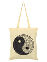 Unorthodox Collective Yin Yang Mandala Cream Tote Bag