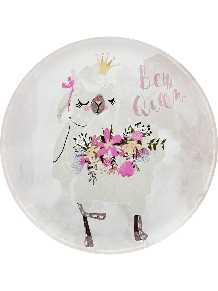 Be The Queen Lovely Llama I Tin Sign