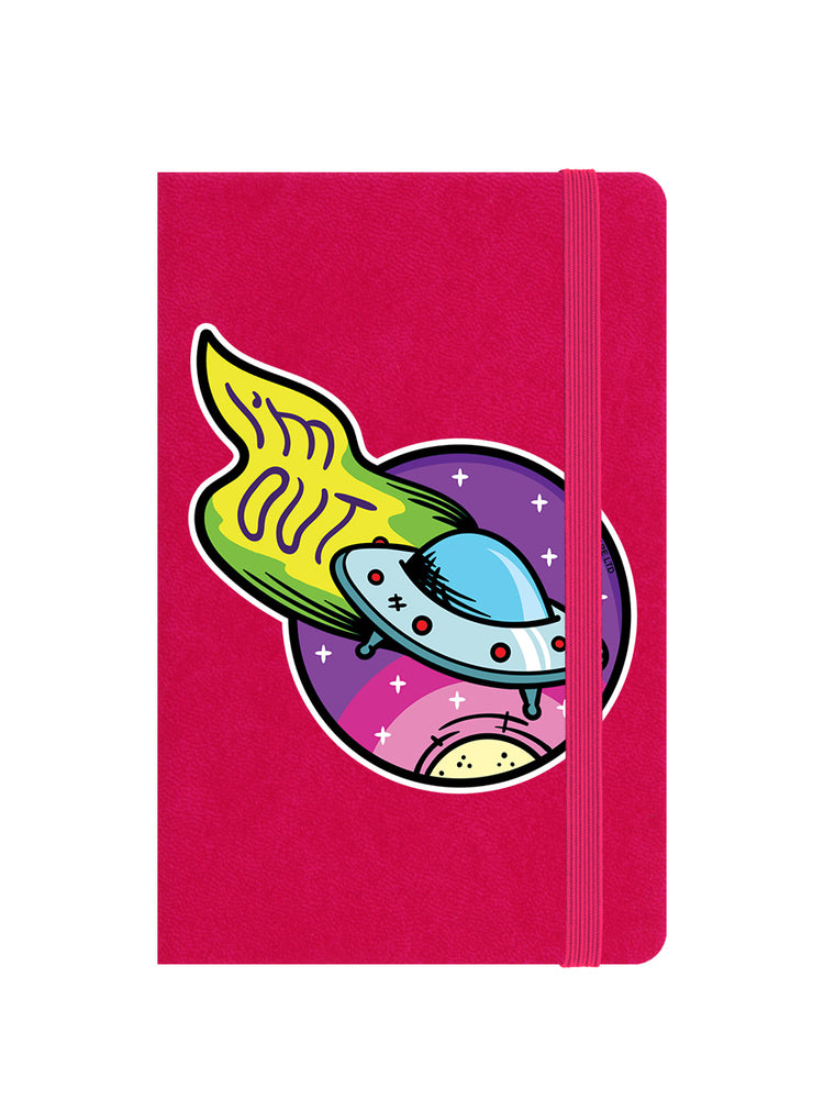 I'm Out UFO A6 Hard Cover Notebook