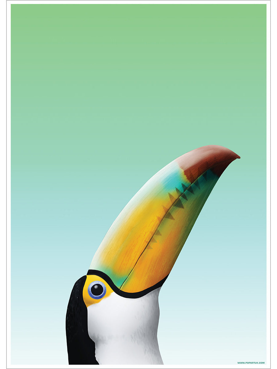 Inquisitive Creatures Toucan Mini Poster