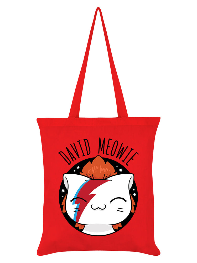 VIPets David Meowie Red Tote Bag