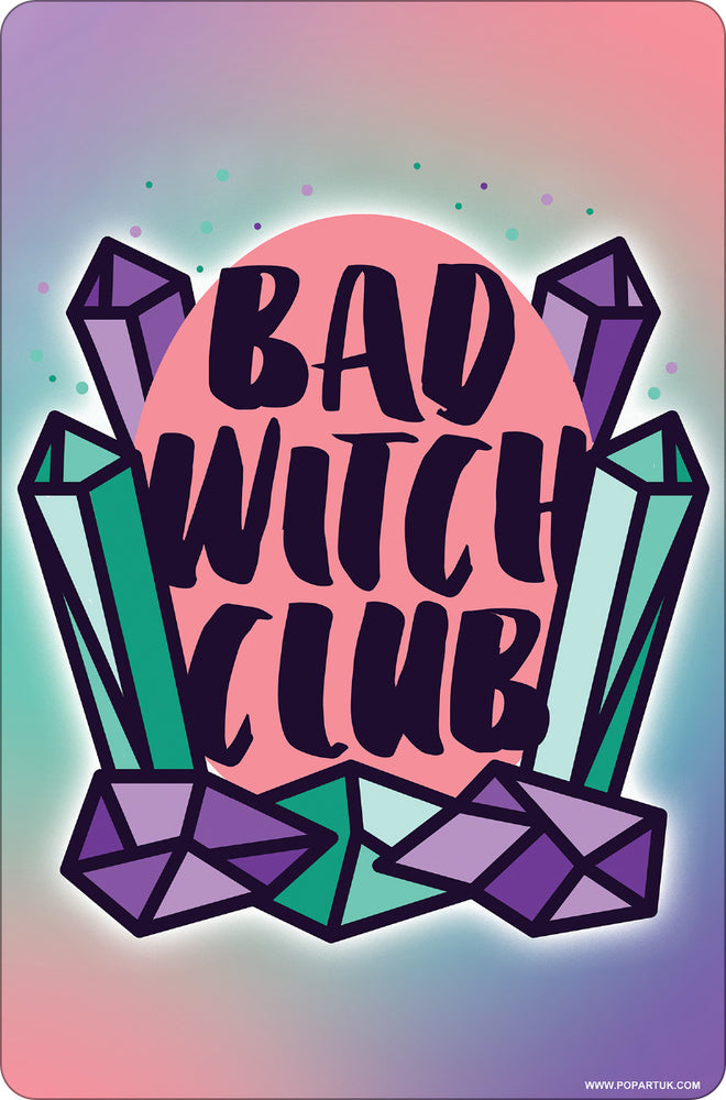 Bad Witch Club Greet Tin Card