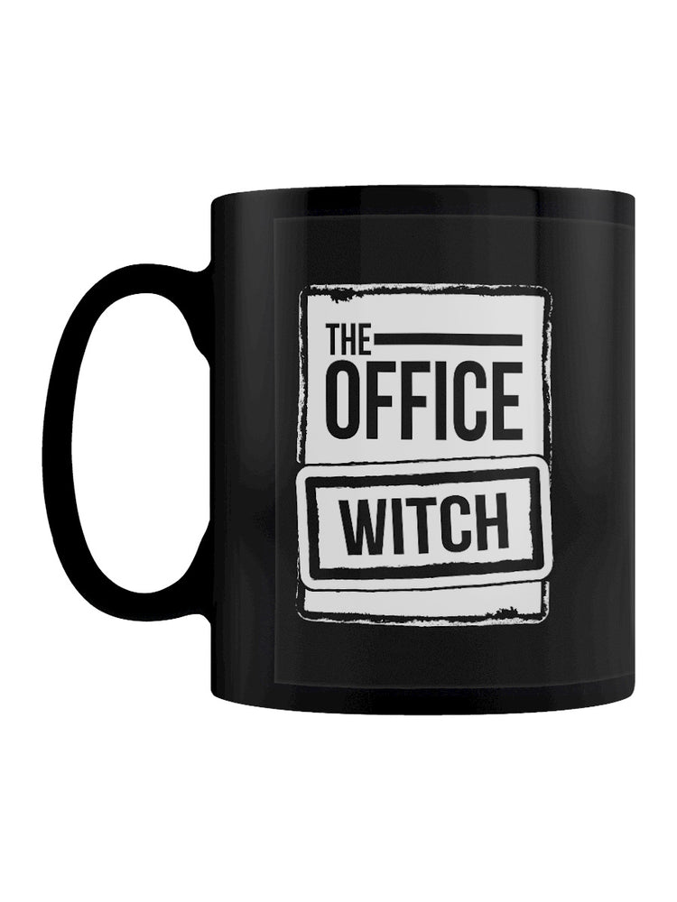 The Office Witch Black Mug