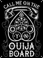 Call Me On The Ouija Board Mini Tin Sign