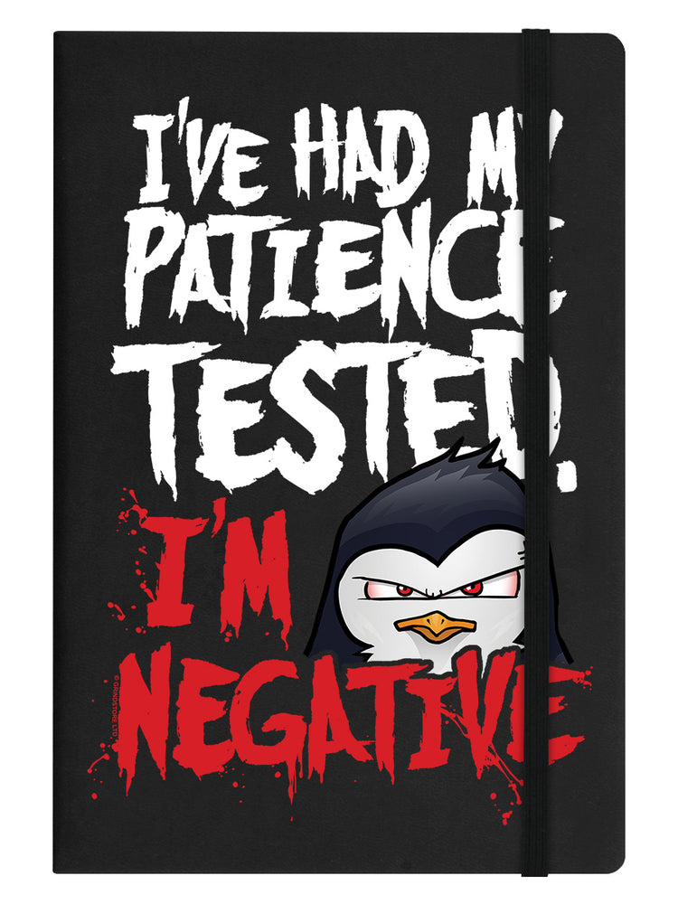 Psycho Penguin Patience A5 Hard Cover Notebook