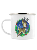 Cute Reindeer Enamel Mug