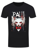 Horror Cats Paw Men's Black T-Shirt