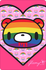 Gloomy Bear Rainbow Heart Greet Tin Card
