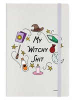 My Witchy Shit Cream A5 Hard Cover Notebook