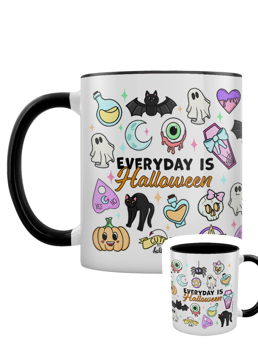 Galaxy Ghouls Everyday is Halloween Black Inner 2-Tone Mug – Buy at ...