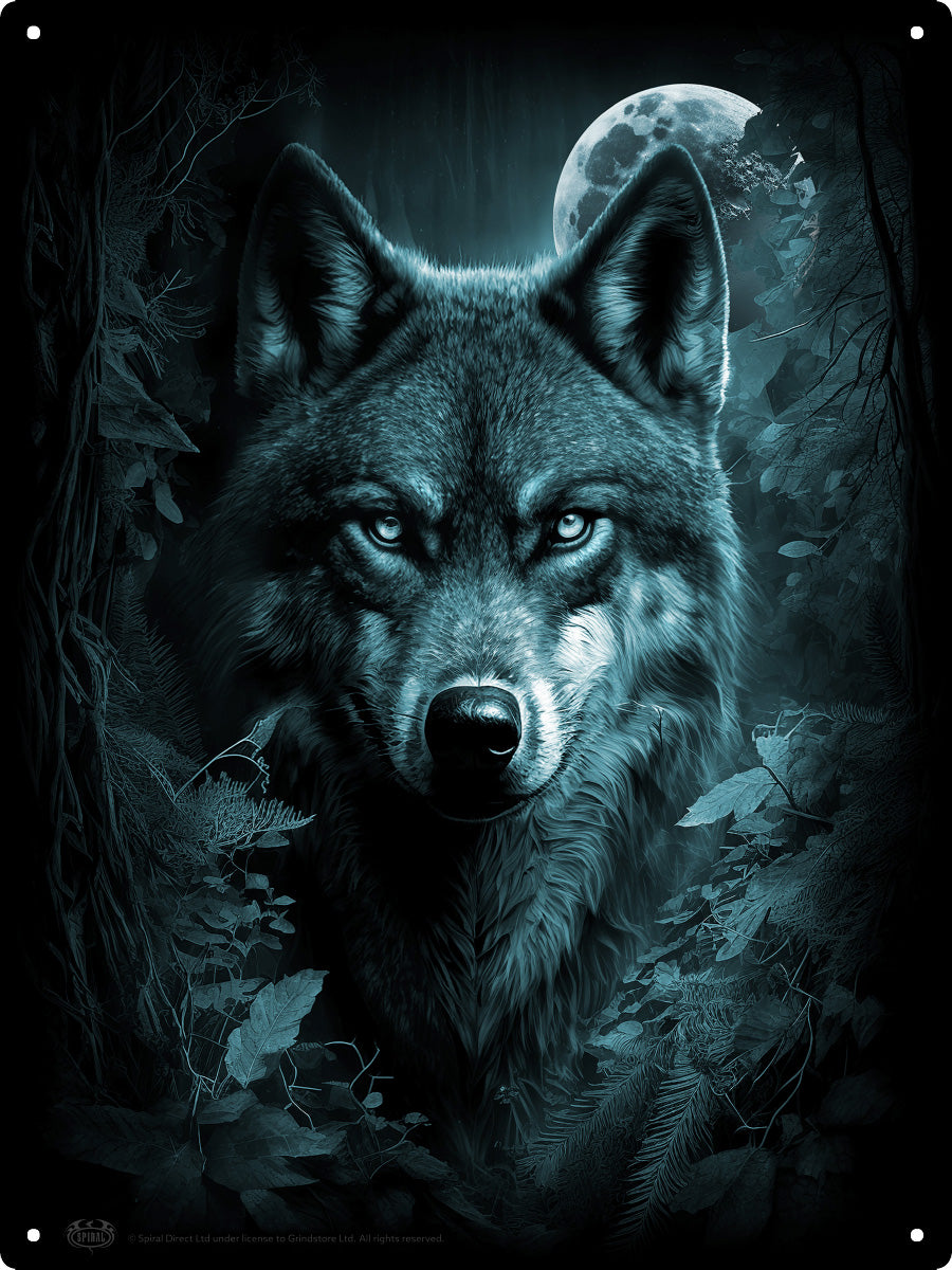 Spiral Forest Guardians Large Tin Sign