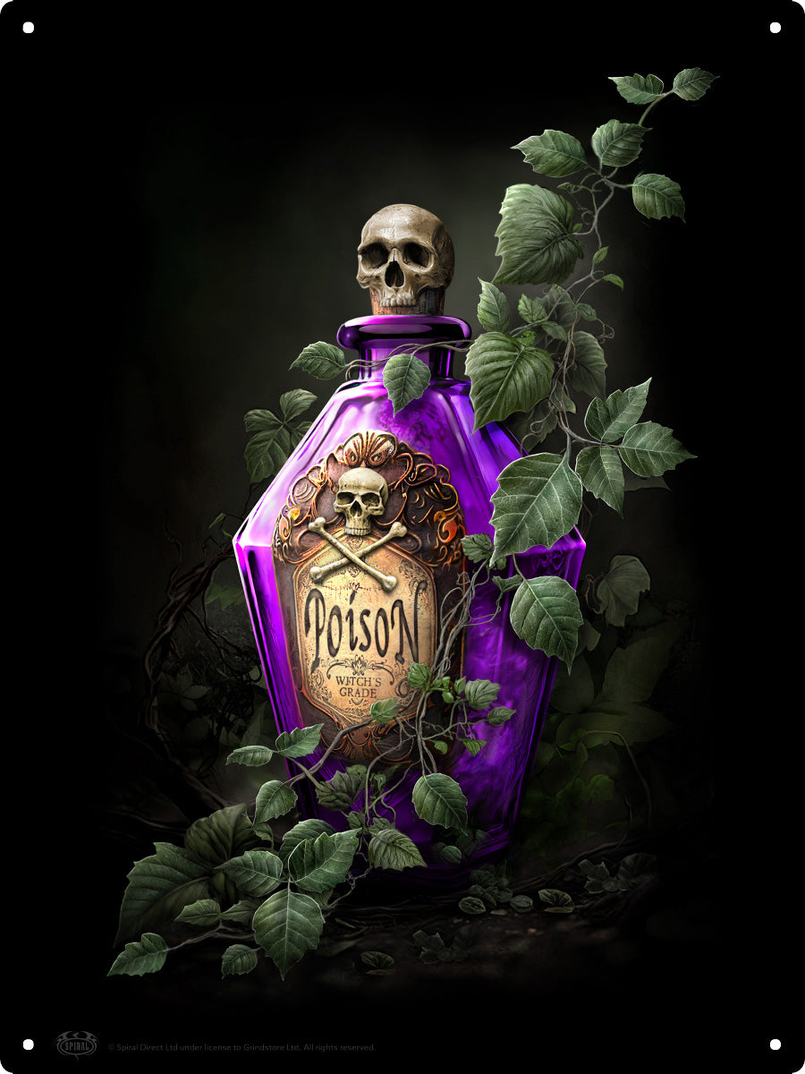 Spiral Poisoned Ivy Large Tin Sign