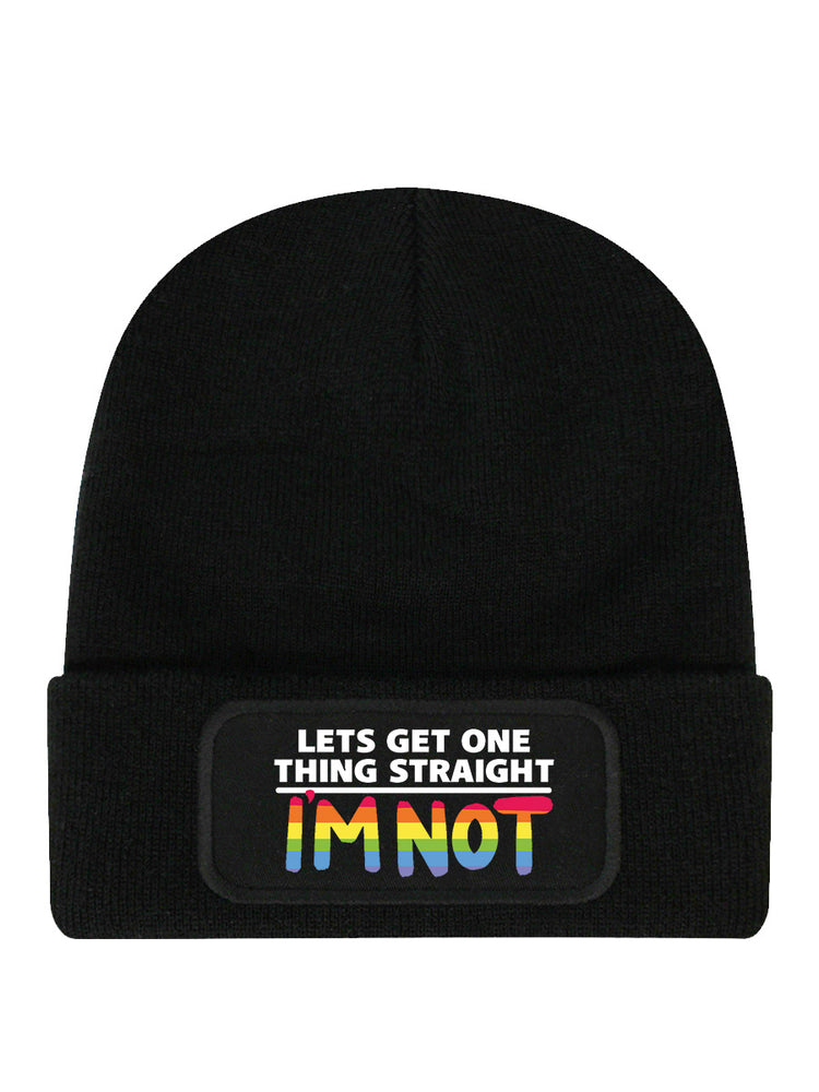 Let's Get One Thing Straight I'm Not Black Beanie